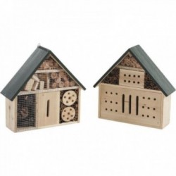 wooden insect hotel