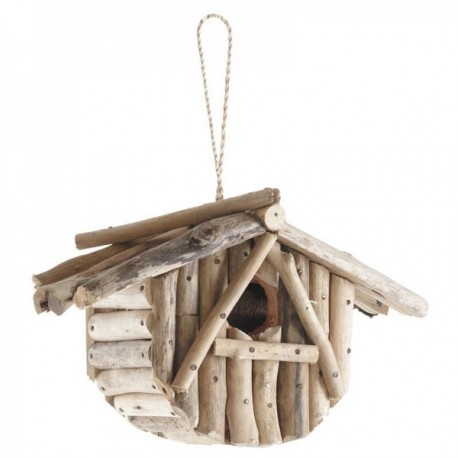 Hanging Driftwood Birdhouse