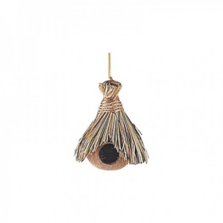 Birdcoat z wiszącymi ptakami kokosowymi