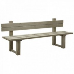 Garden bench with wooden...