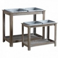 Kwadrat podniesiony warzywa warzyw