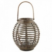 Rattan Round Lantern