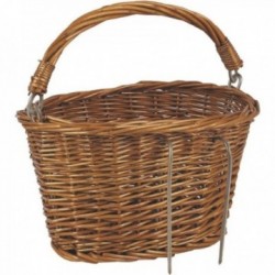 Wicker children's bike basket