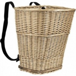 Wicker hood with straps