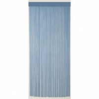 Tenda da porta in cotone blu