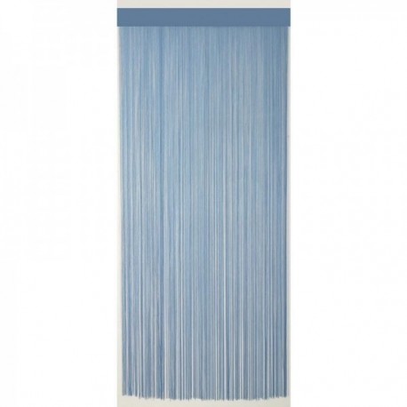 Türvorhang aus blauer Baumwolle