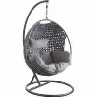 Zawieszony fotel z poduszką