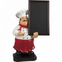 Resin restaurant chef menu board