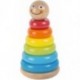 Jeu d'éveil bébé à empiler - Jouet en bois à empiler