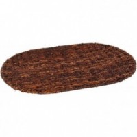 Oval bord indstillet i tonet reb