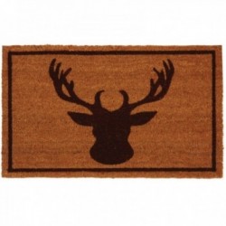 Coconut deer head doormat