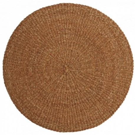 Runder Teppich aus natürlichem Seegras Ø 120 cm