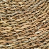 Round rug in natural seagrass Ø 120 cm