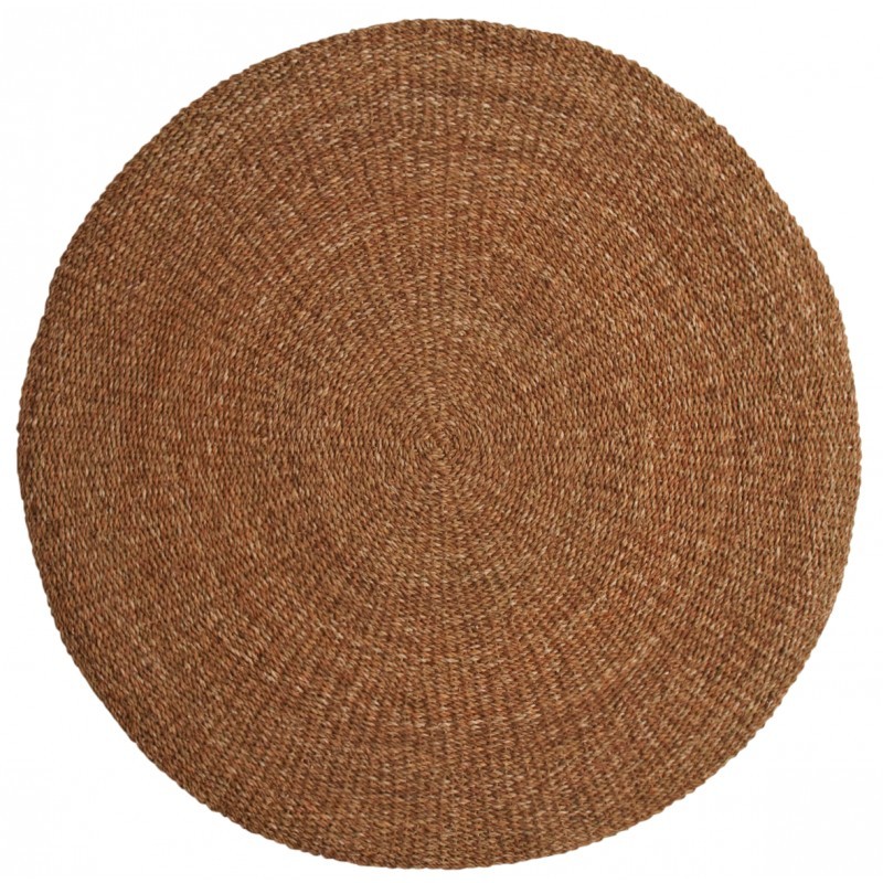 Tapis chambre enfant rond Ø 120 cm en coton Mappemonde, tapis de sol enfant  carte du monde - Boisnature'l