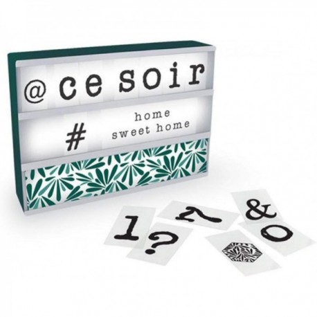 A4 Light Message Box