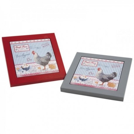 Fresh egg wooden flat bottom