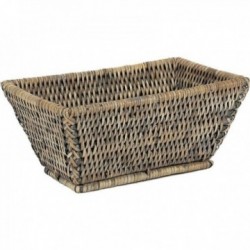 Aged rattan bread basket