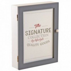 Puinen seinäseinäkotelo (6 koukkua)