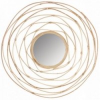 Miroir rond en rotin crazzy Ø 80 cm