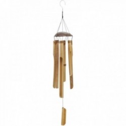 Carillon en bambou et noix de coco  h88 cm