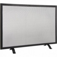 Metal Fireplace Firewall: Spark Protection Screen Design & Safety Grid Stove & Open Fireplace