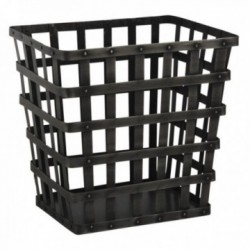 Metal log basket
