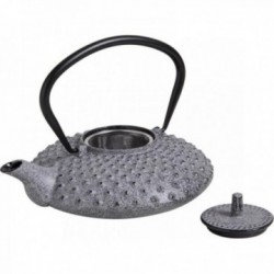 Gray cast iron teapot 0.8 liters