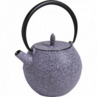Fioletowy żeliwny czajnik 0,9 litra