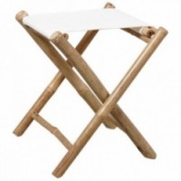 Tabouret pliable en bambou