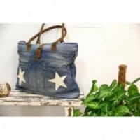 Recyklingowa torebka jean