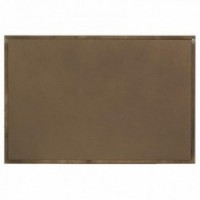 Murales de pared Oso de madera pintado negro, decoración de pared