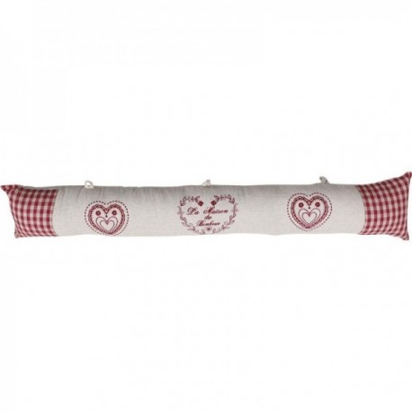 Punainen ja valkoinen sydämen ovi