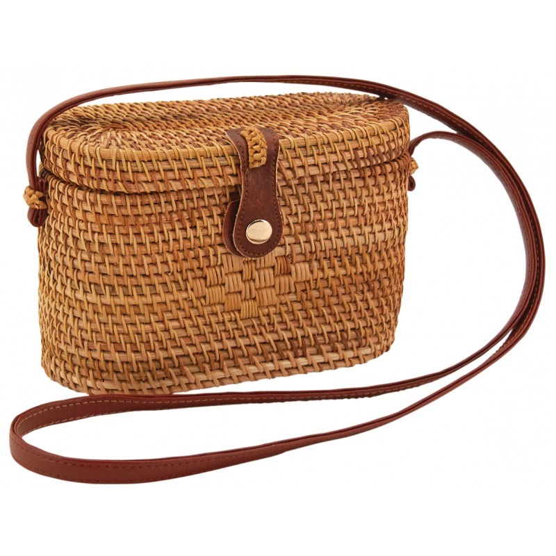 Natural rattan handbag - Boisnature'l