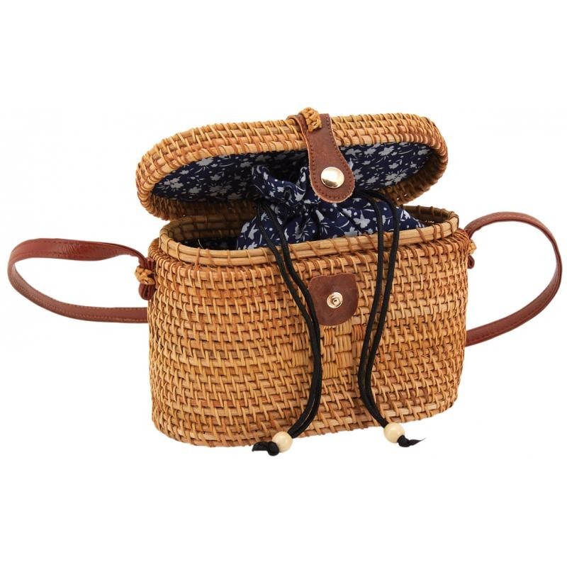 Natural rattan handbag - Boisnature'l