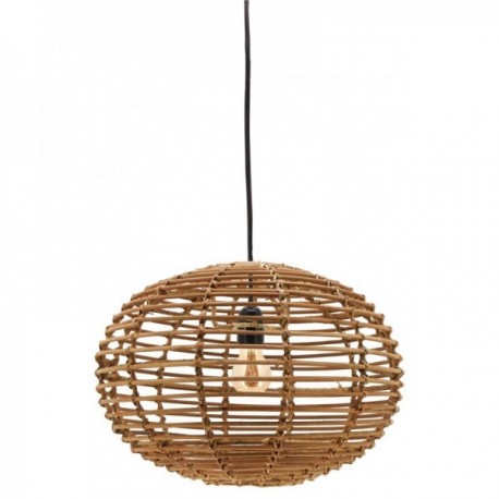 Okrągły abażur, aby zawiesić się w Rattan Rattan