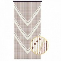 Drewniana kurtyna koralika