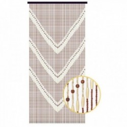 Drewniana kurtyna koralika