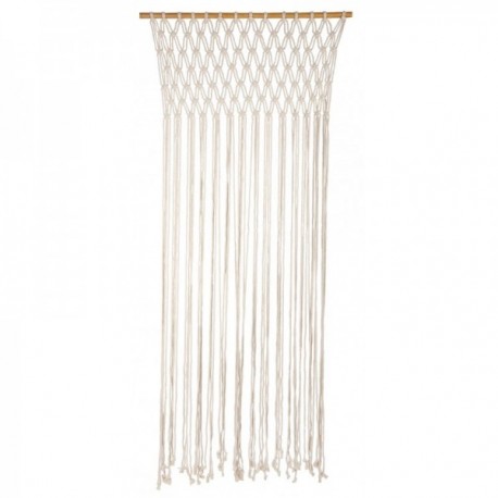 Cotton wire curtain at 56 pendants | Woven macrame curtain hand for part separation and anti-fly