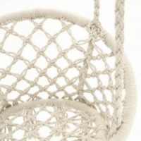 Children's hammock chair in cotton and metal