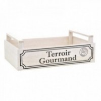 "Terroir Gourmand" wooden basket