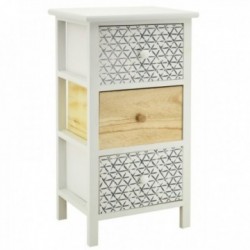 Chest of 3 drawers in white...