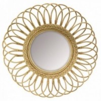 Mirror rattan lovel kukka