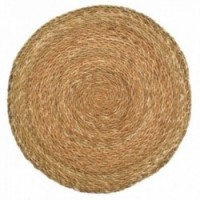 Okrągłe zestawy stołowe w naturalnym JACC LOT z 6