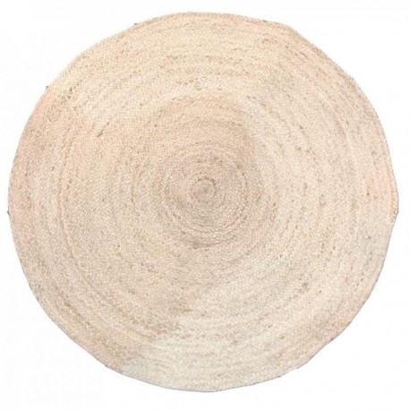 Natural jute round rug Ø 90 cm