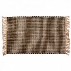 Natural jute rug with...