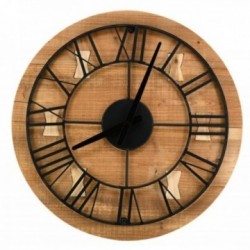 Round Wall Wall Clock and Metal ø 45 cm
