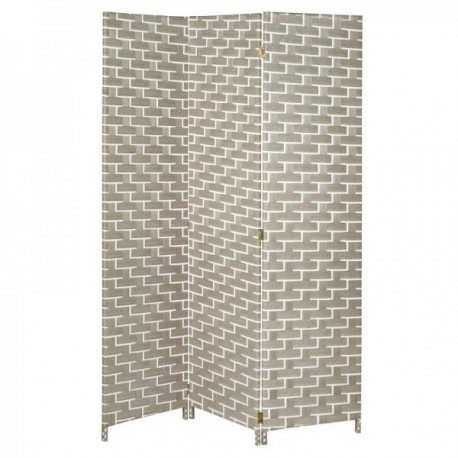 Ekran 3 białe panele nylonowe