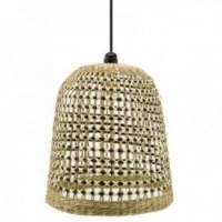 Abornoted Natural Jump Lampshade ø 33 H37 cm Bohemian koristeellinen suspensio lämmin sisustus