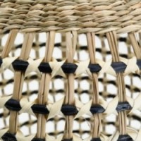 Aborneated natural jump lampshade Ø 33 h37 cm Bohemian decorative suspension for warm interior