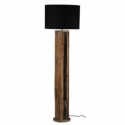 Staande lamp in gerecycled hout H 145 cm